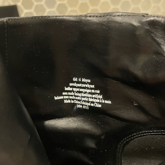 Black Suede Heeled Ankle Boots (Nine West) - Picture 7 of 9